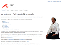 Tablet Screenshot of aikido-normandie.org